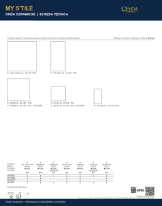 My S’Tile – Scheda tecnica
